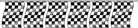 12" x 18" Rectangular Race Track Style Pennant