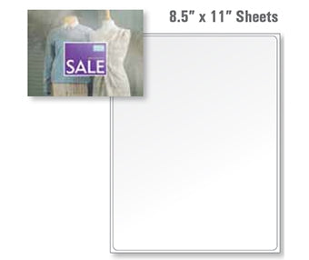 8.5" x 11" Full Sheet Premium Matte Card Stock 800 Sheets